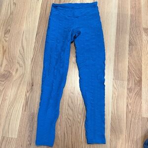 Booty by Brabants light blue teal colored textured leggings